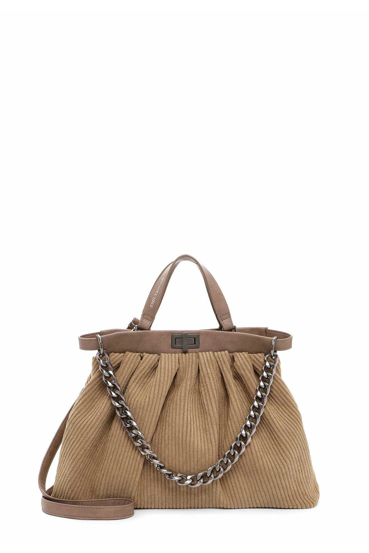 Emily & Noah  Handtasche - Braun - Unifarben