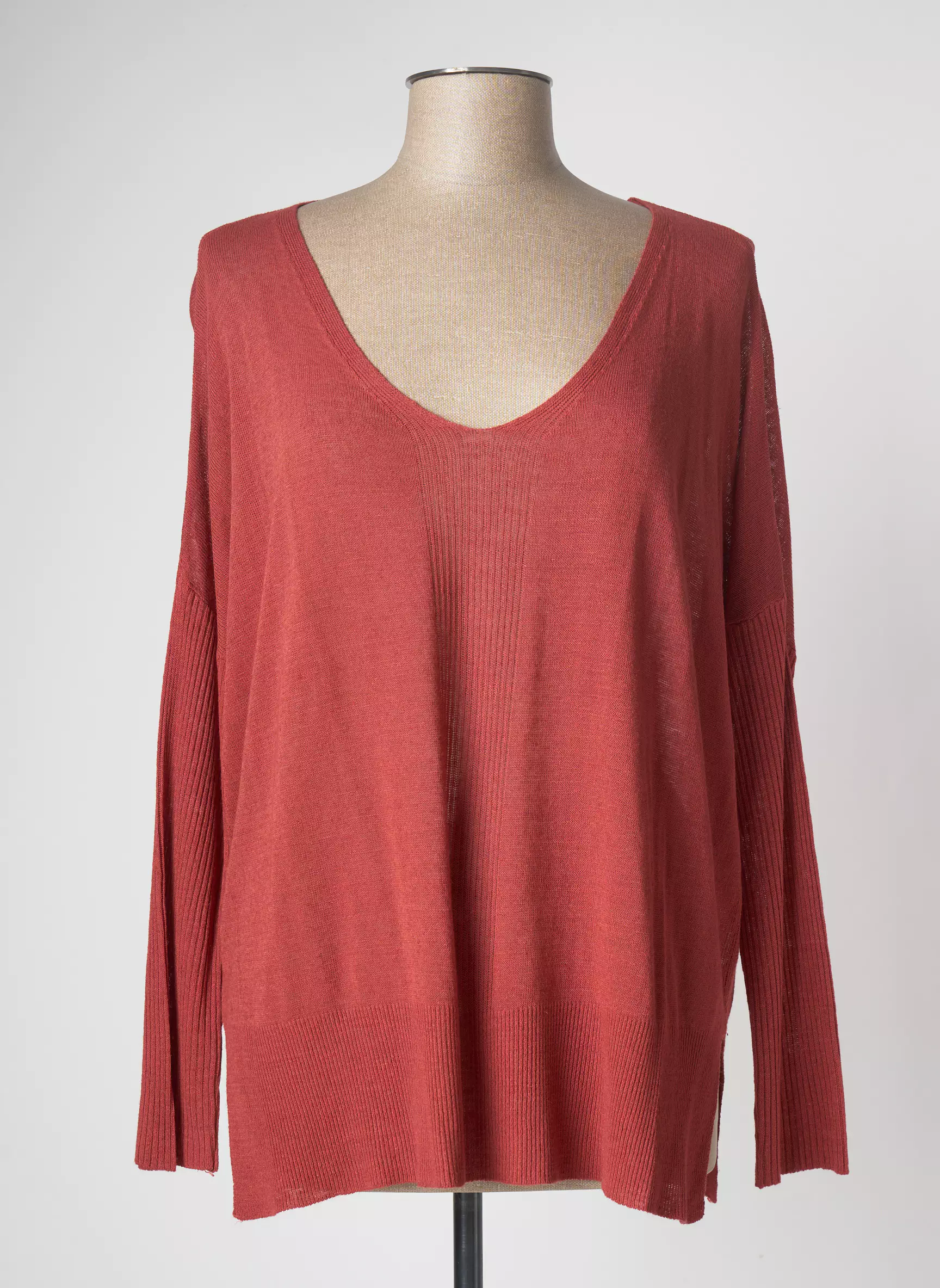Lauren Vidal Pull Tuniques Femme couleur orange