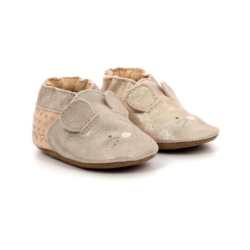 Chaussons cuir tannage vegetal Mouse Nose