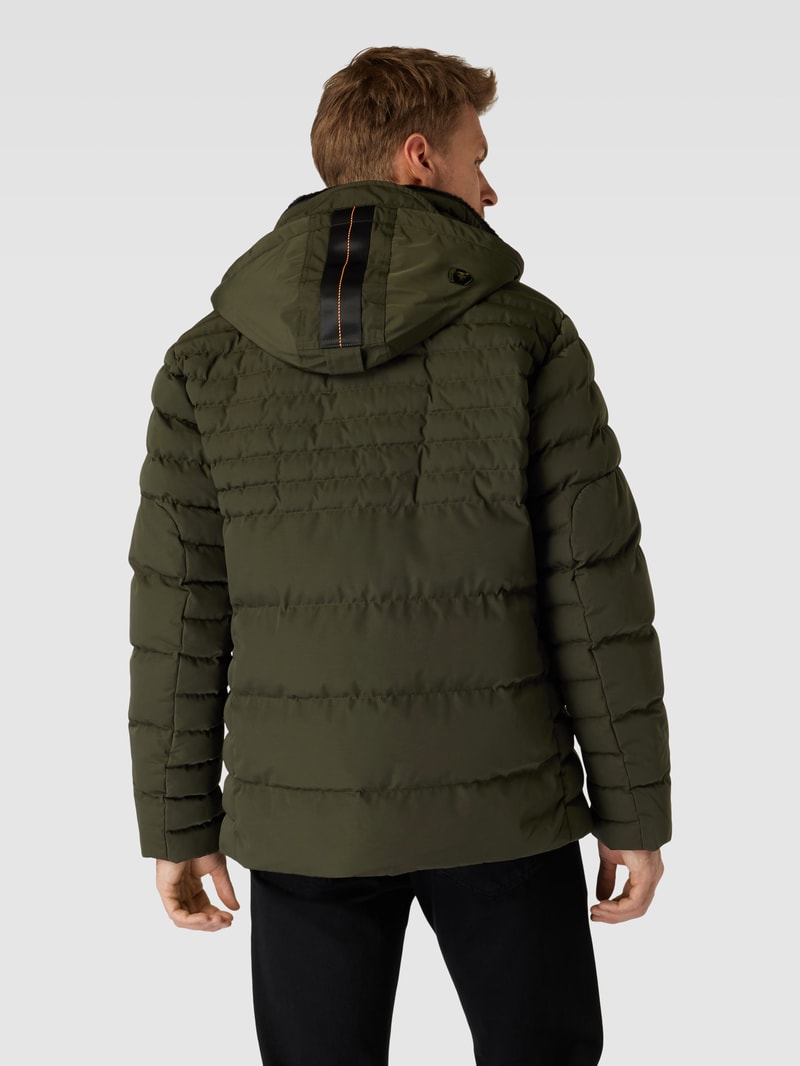Funktionsjacke mit Kapuze Modell 'POLAR' in olivgrün