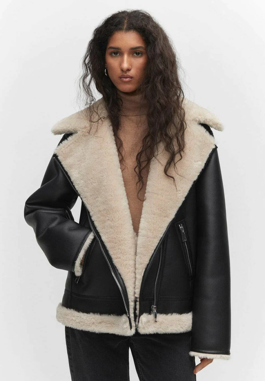 Mango ADRI - Chaqueta de piel sintética