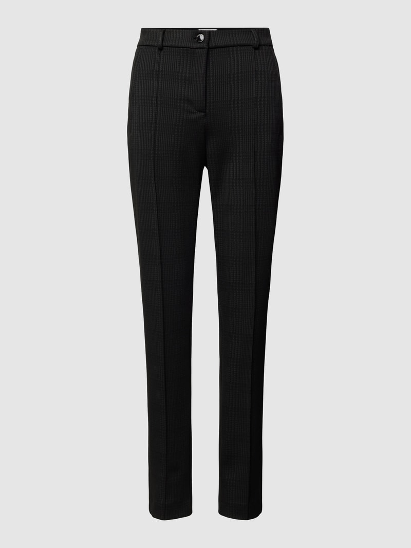 Super Slim Fit Hose mit Knopf- und Reißverschluss in schwarz
