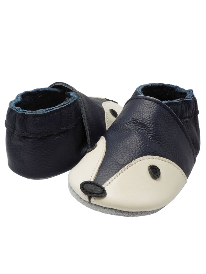 Yalion Leder-Krabbelschuhe 