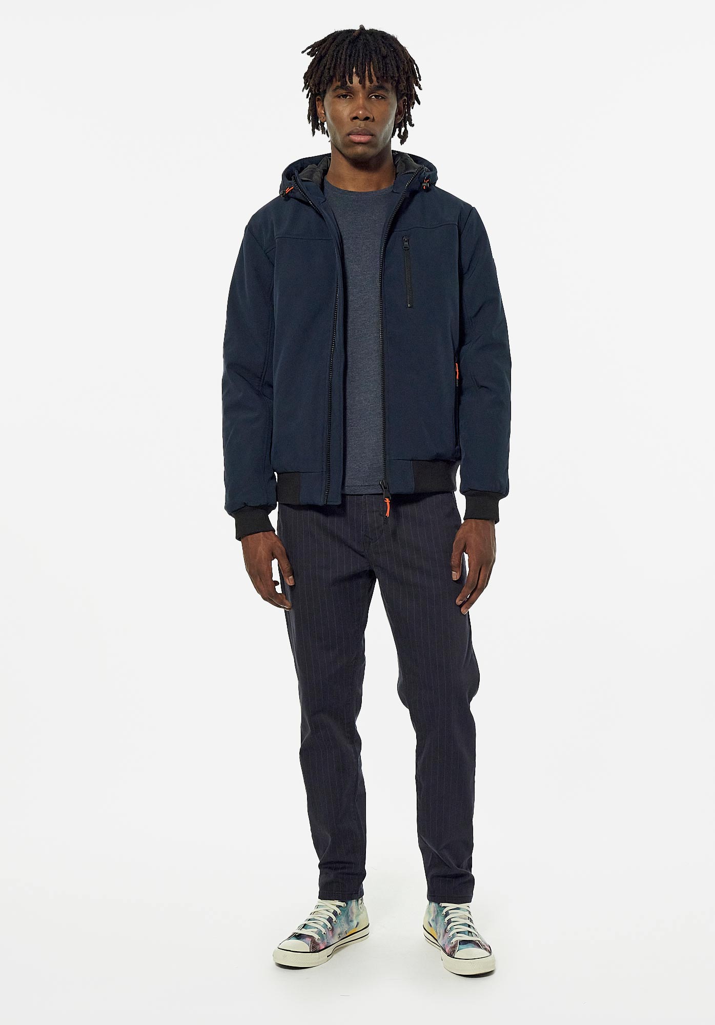 BAYO   Blouson bleu marine homme