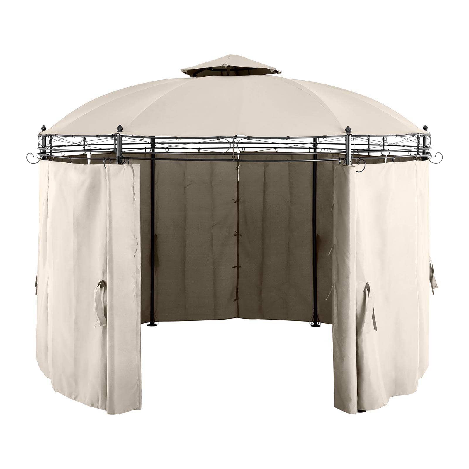 Uniprodo Pavillon Uniprodo UNI_PERGOLA_3.5BR Gartenpavillon rund Pavillon Festzelt