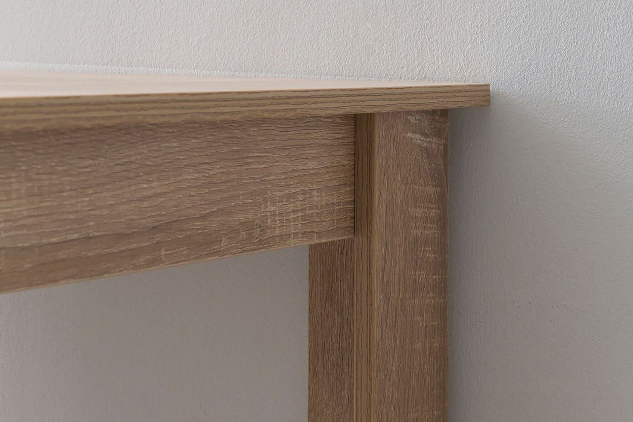 tinkaro Stehtisch ALCEO Holz-Sonoma Küchenbartisch Braun