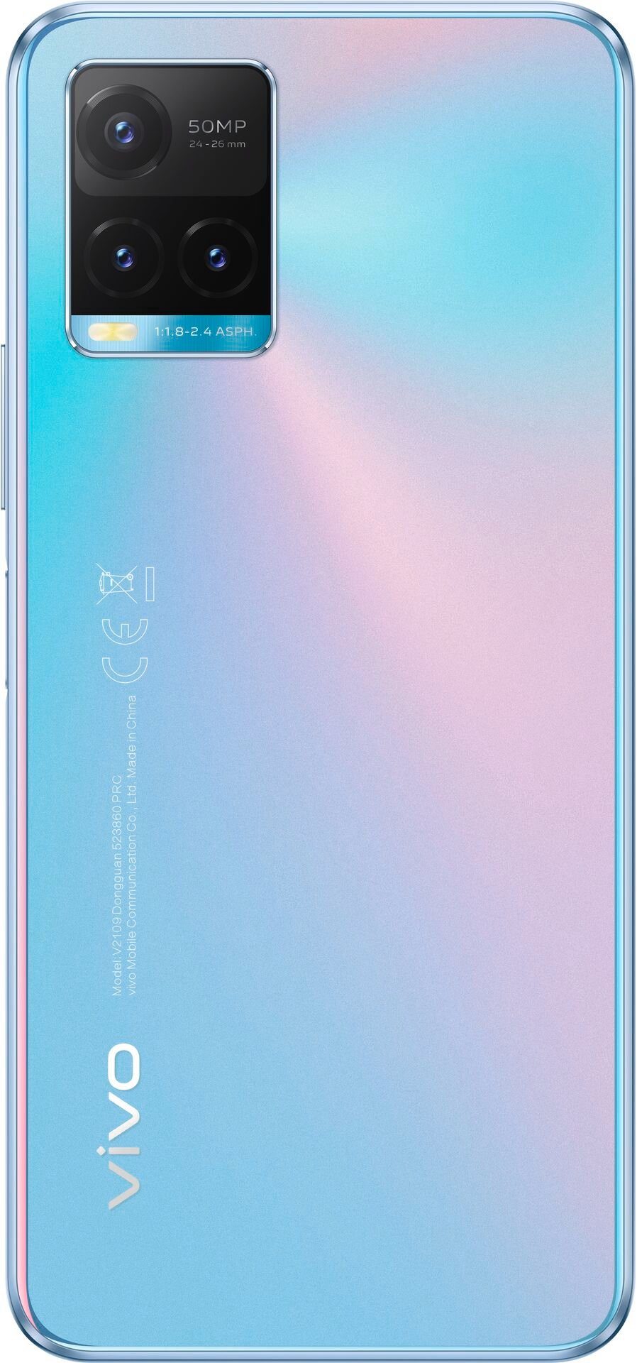 Vivo Y33s Smartphone (16,73 cm/6,59 Zoll, 128 GB Speicherplatz, 50 MP Kamera)