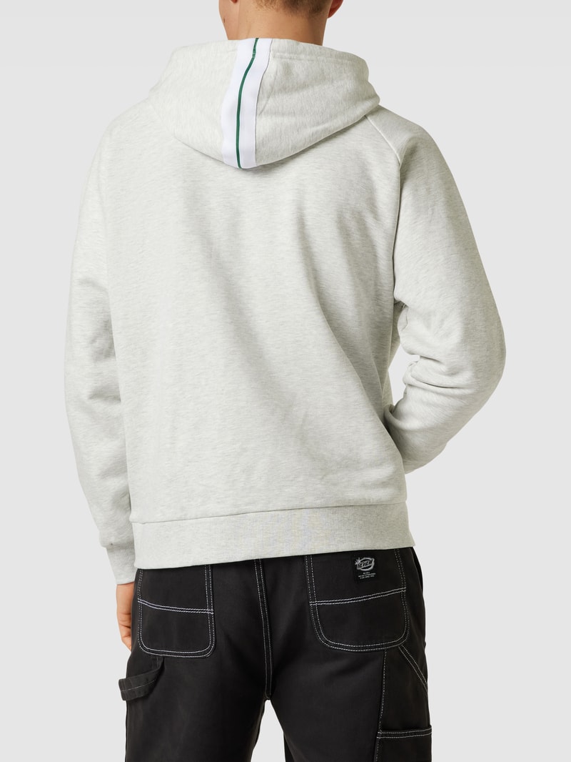 Hoodie mit Label-Print Modell 'GIARADINI OH HOODY' in hellgrau