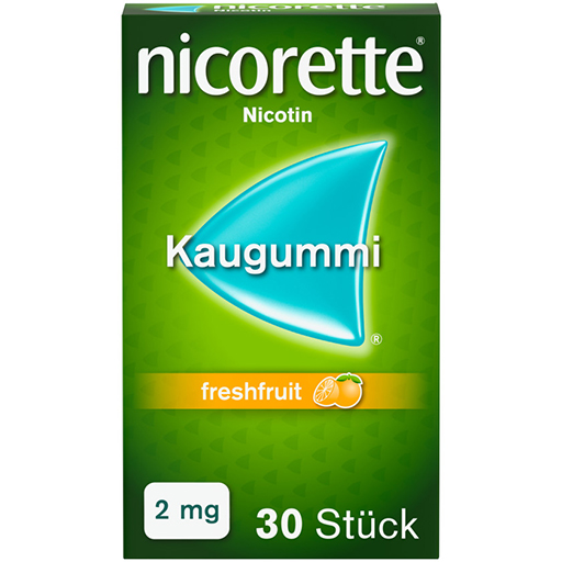 NICORETTE Kaugummi 2 mg freshfruit  30 St  Kaugummi