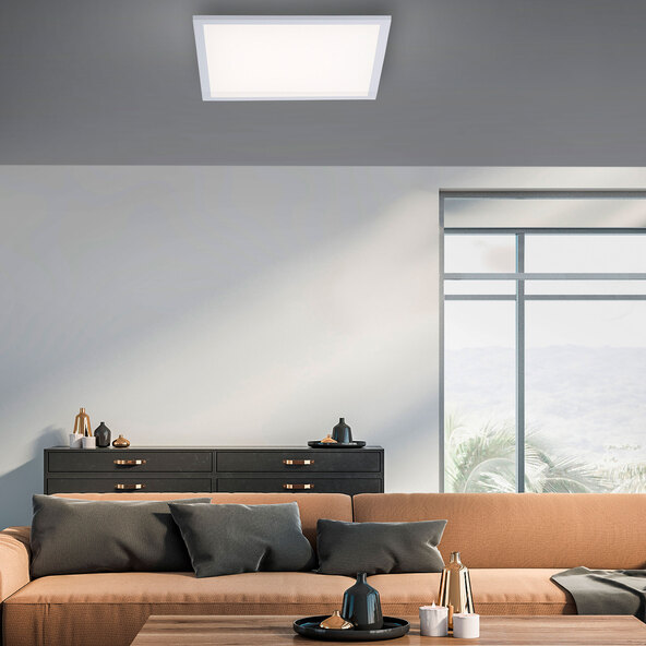 LED-Deckenleuchte LOLAsmart Flat, 45 x 45 cm