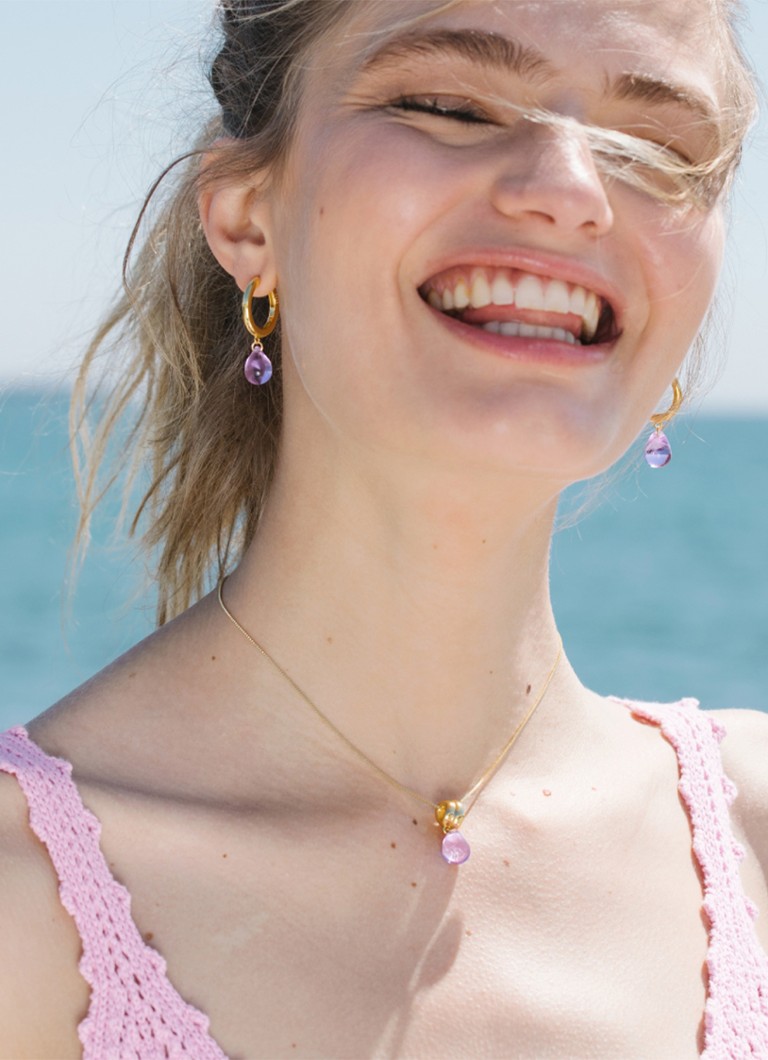 ANNELE Sugar Drop necklace gilt
