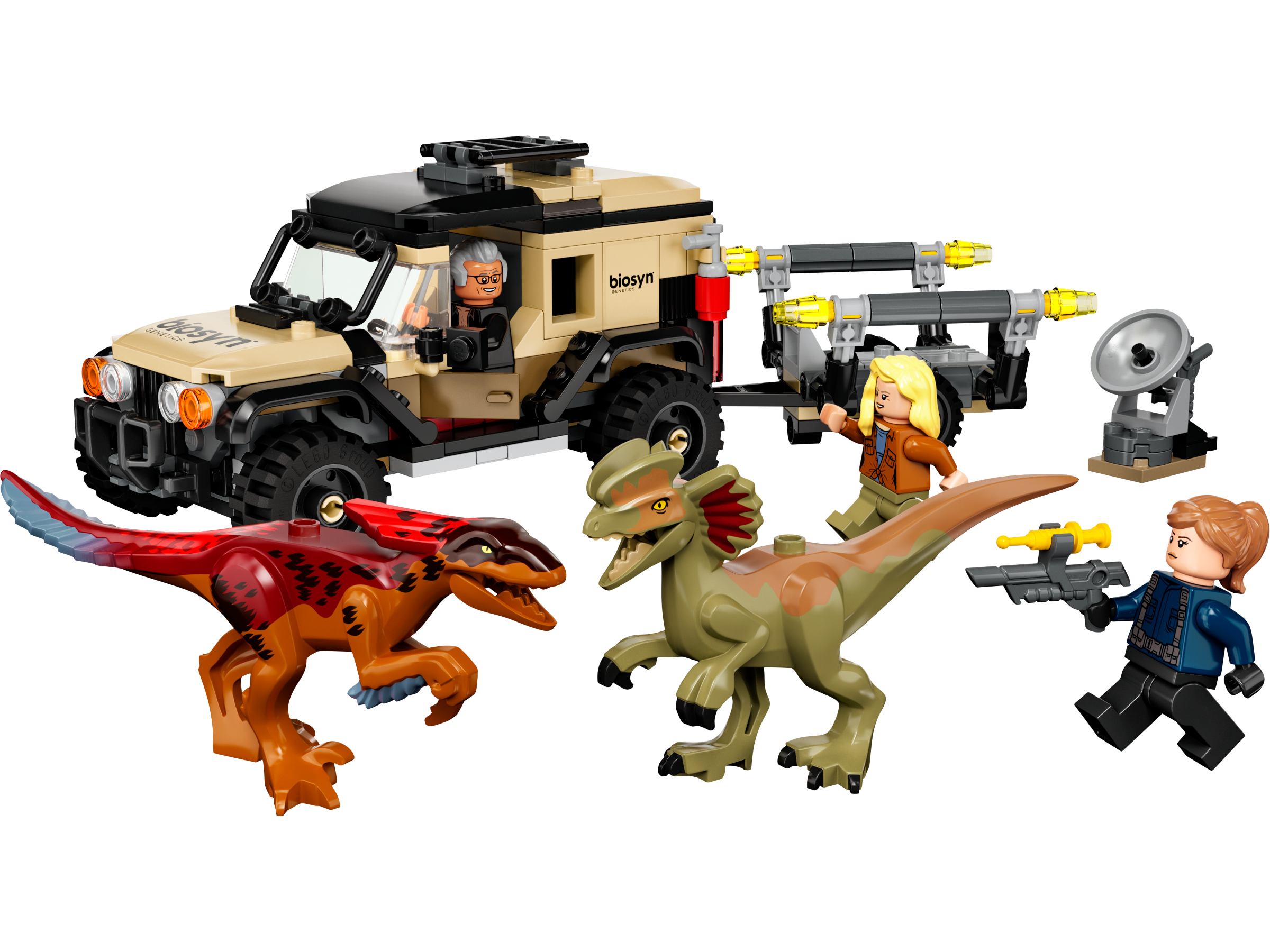 Pyroraptor & Dilophosaurus Transport 76951