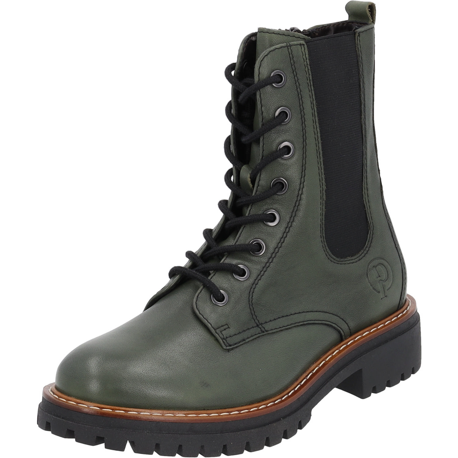 Palado Unije, Schnürstiefeletten, Damen, Grün