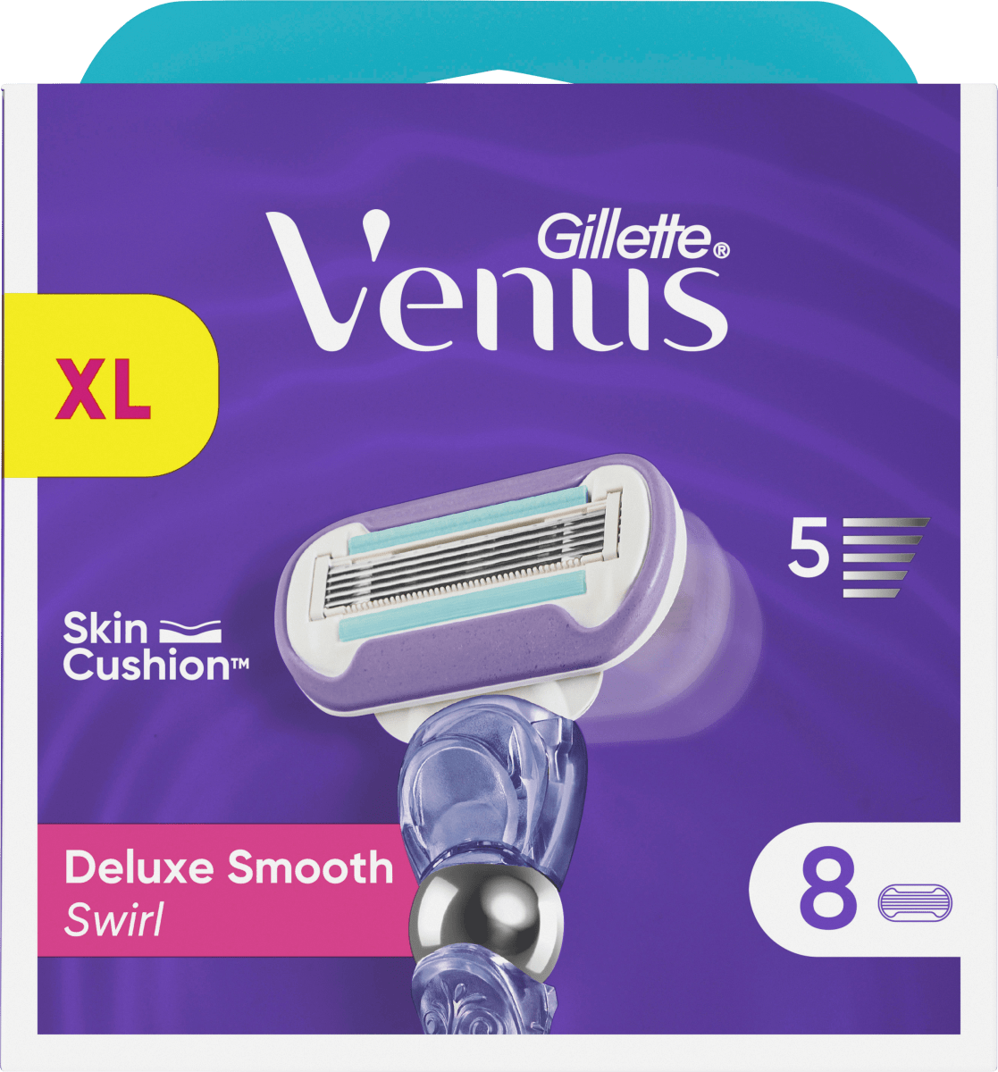 Rasierklingen, Deluxe Smooth Swirl, 8 St