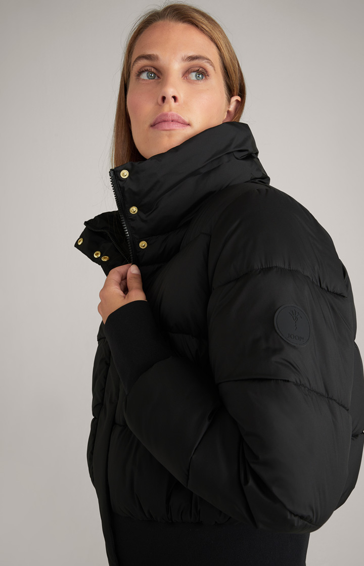 Steppjacke in Schwarz
