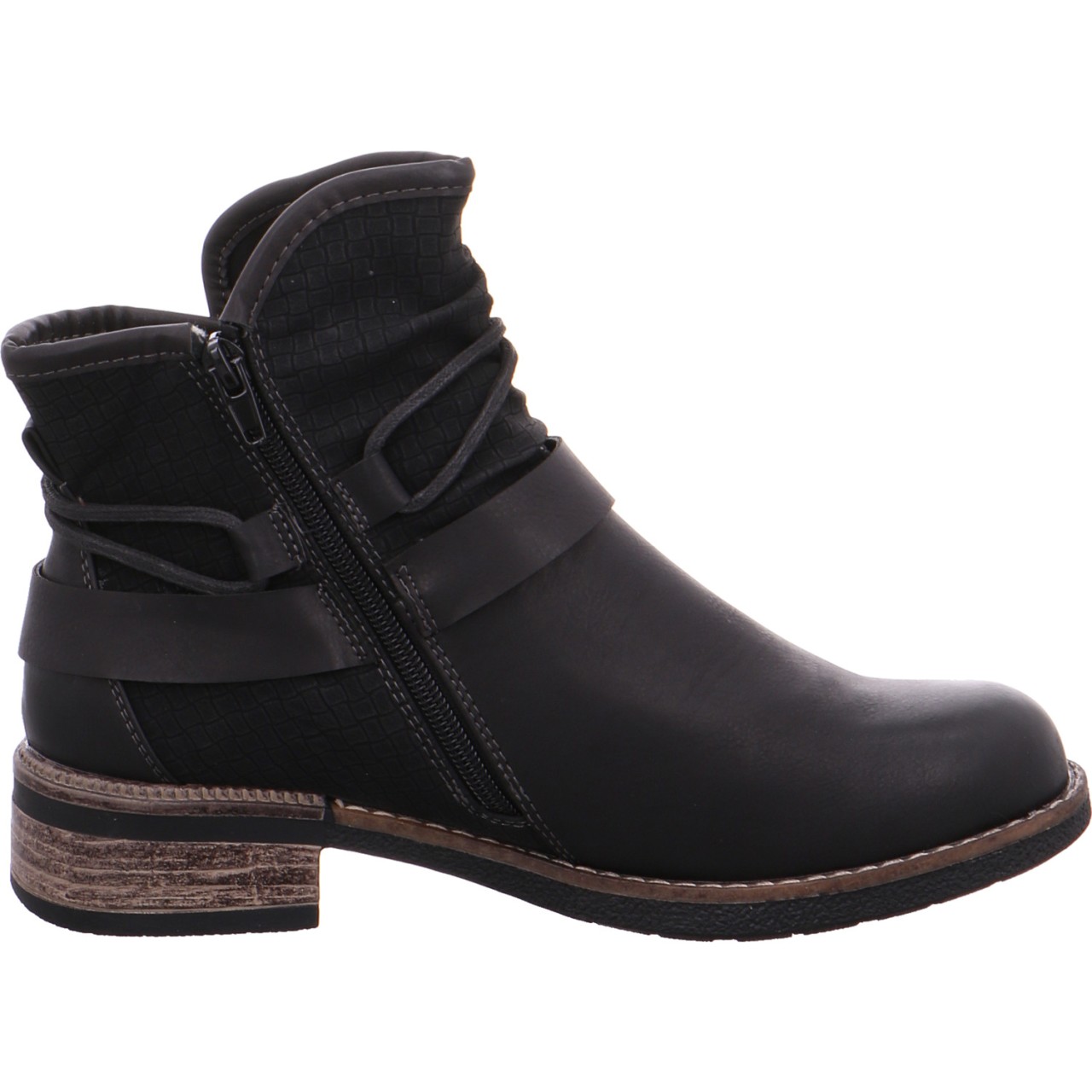 RIEKER Stiefeletten schwarz