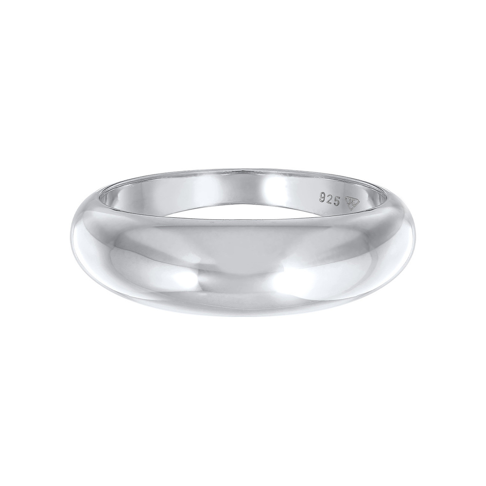 Elli Elli Bague Femmes de base pile intemporelle en argent sterling 925 Bague