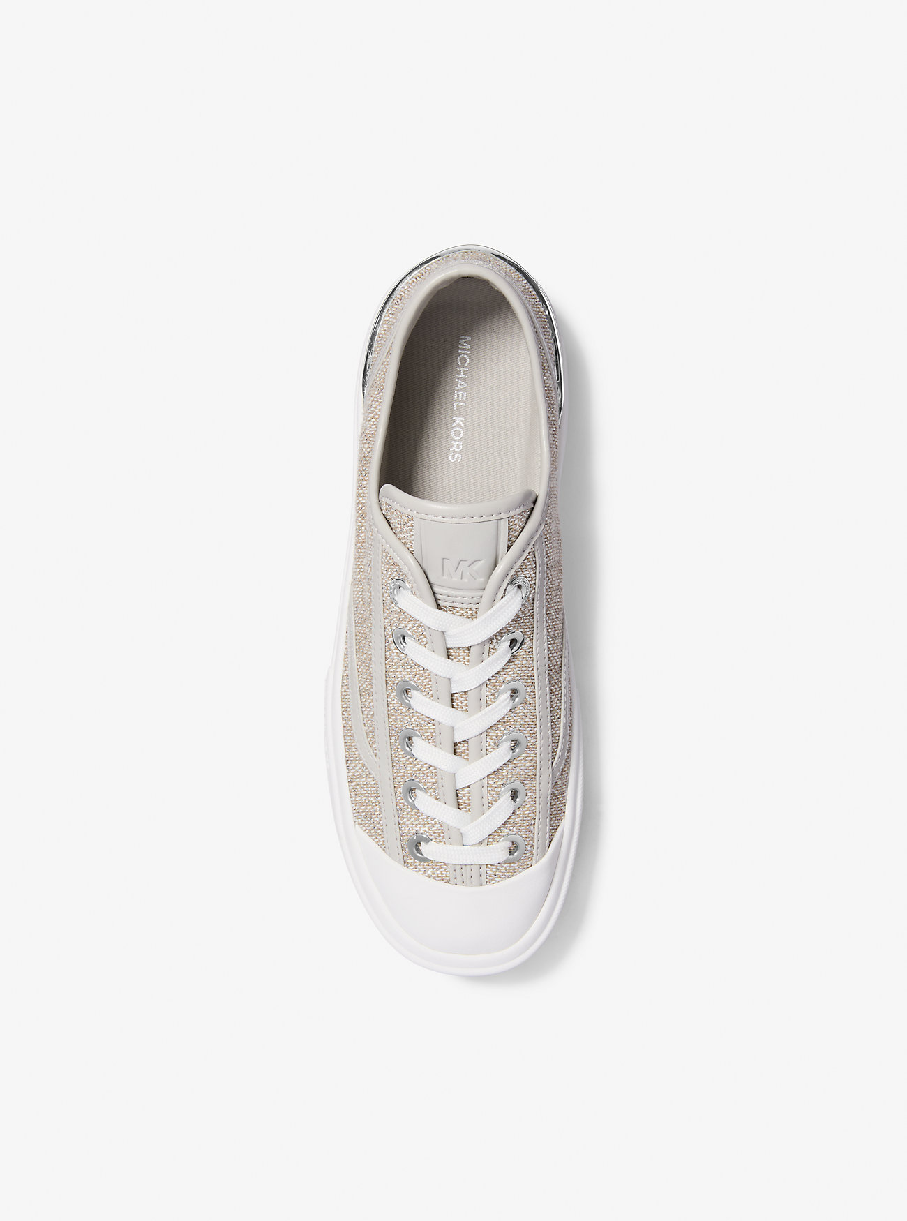 Jude Cotton Blend Sneaker - SILVER