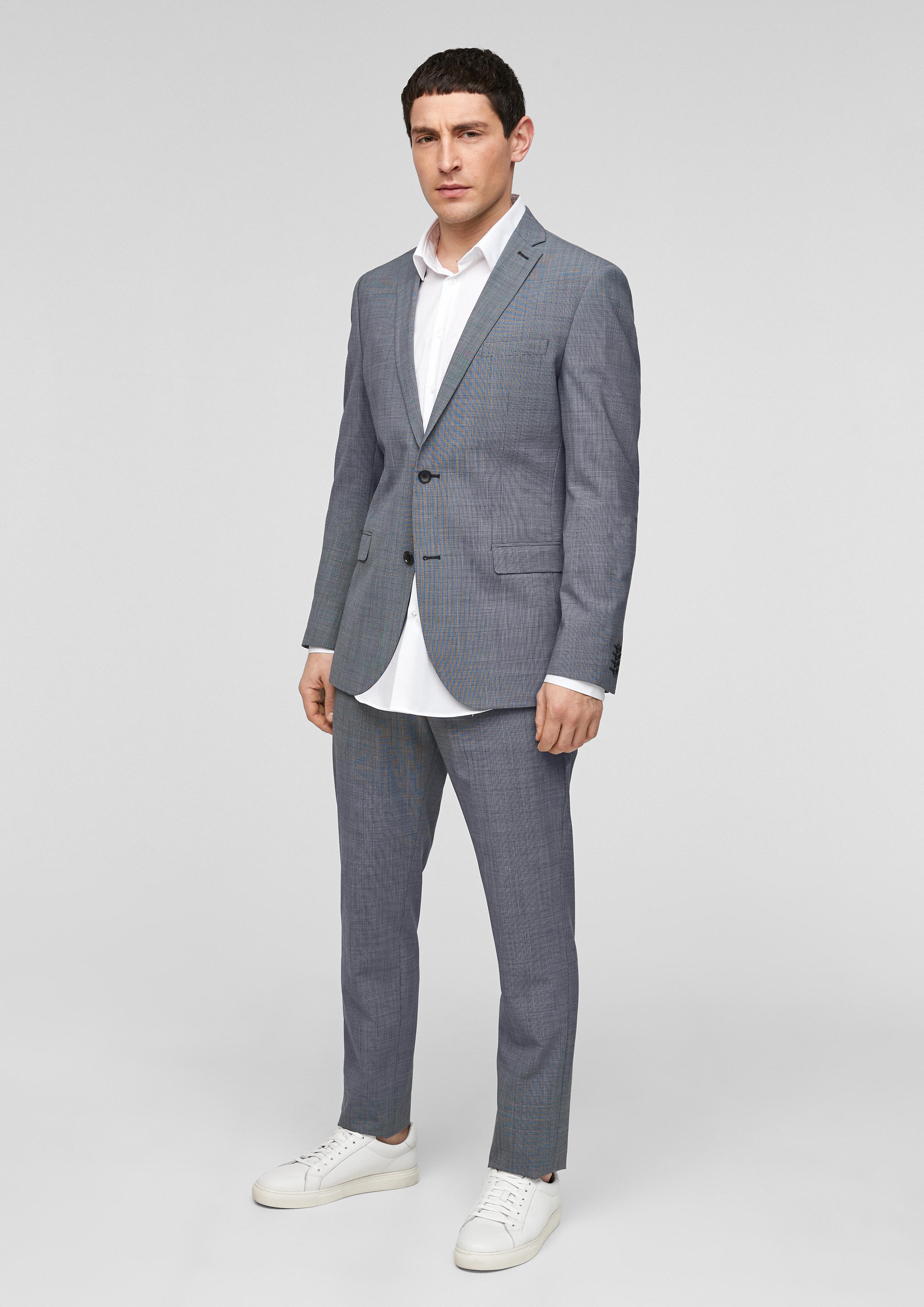 Slim: Elastisches Sakko aus Wollmix  02.899.54.3322-59N1