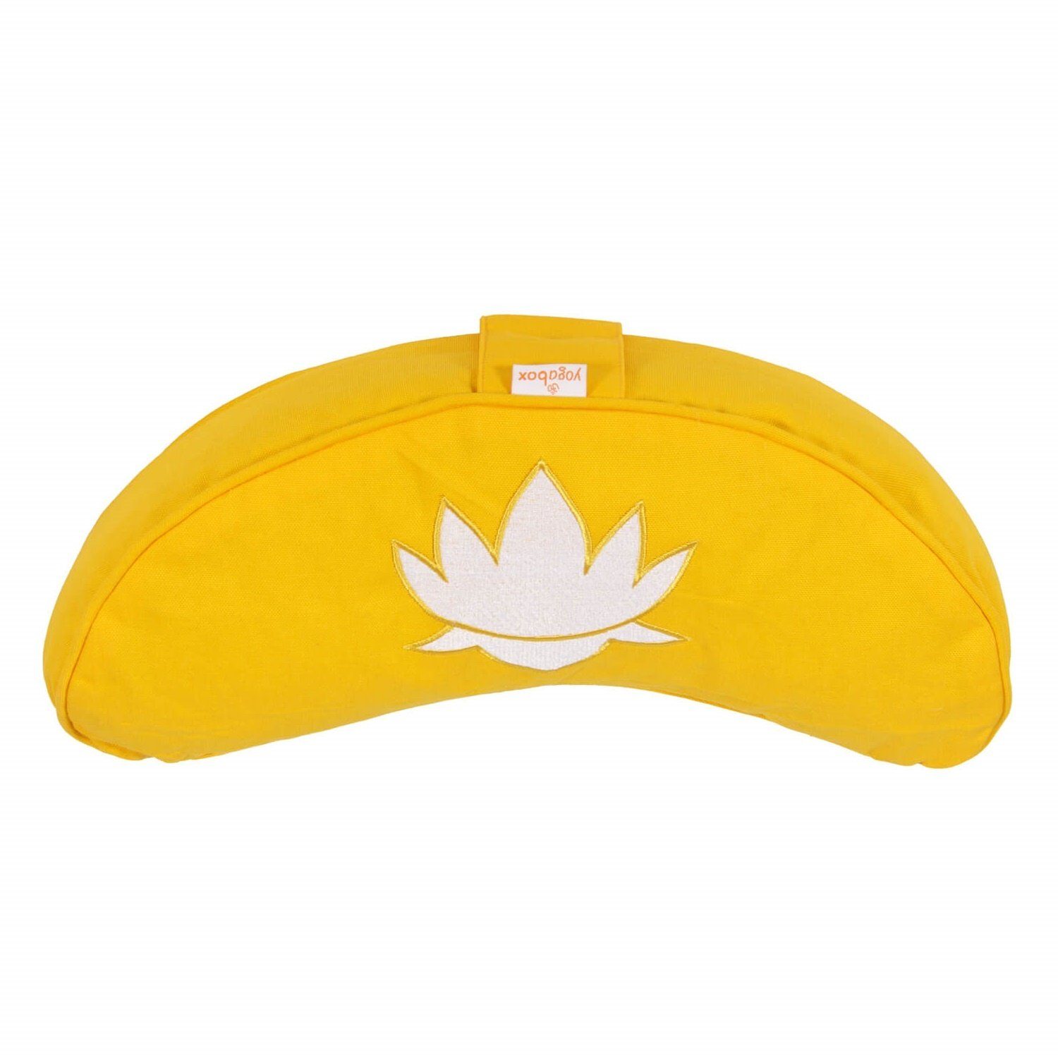 yogabox Yogakissen Halbmond BASIC Lotus Stick weiß