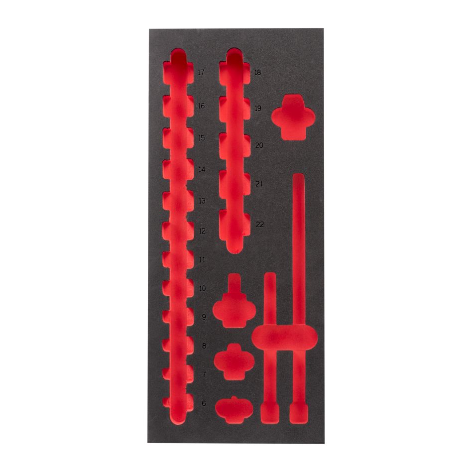 Milwaukee Accessoires 4932493387 Lege foam voor SHOCKWAVE â