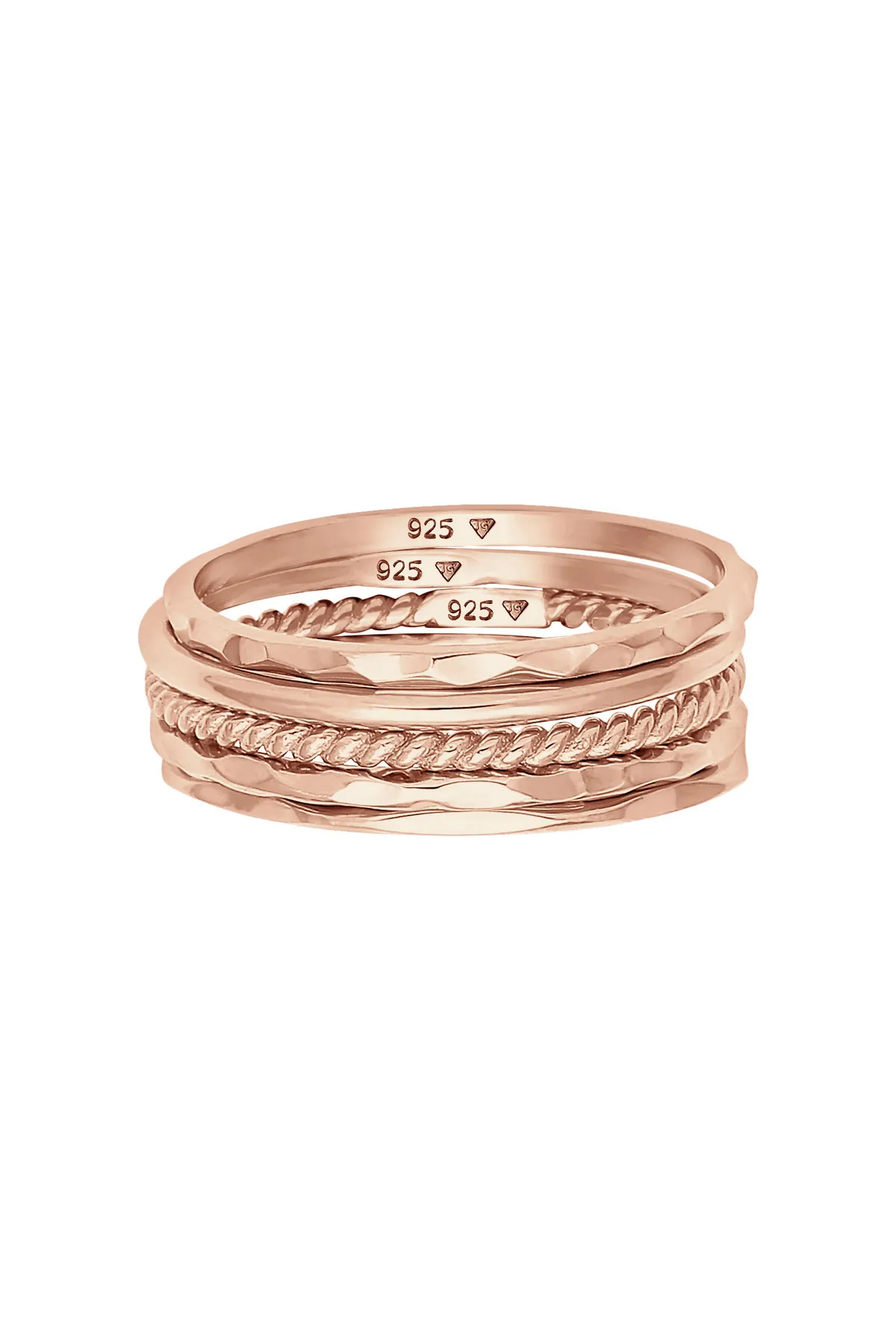 ELLI  Ring - Rosa - Ohne Stein