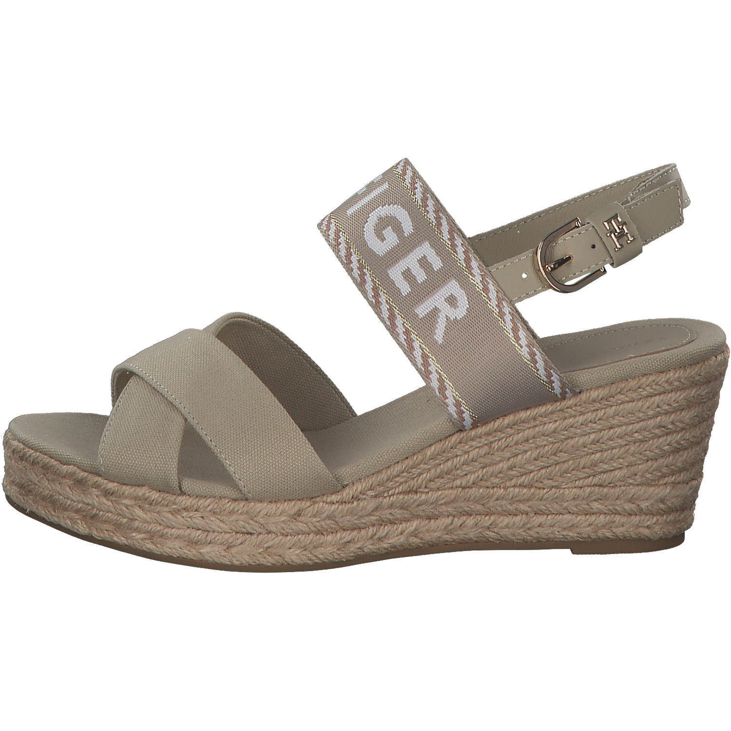 Tommy Hilfiger FW0FW07091, Sandaletten, Damen, sandal wood