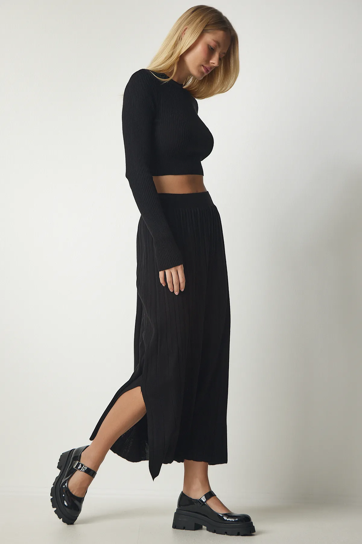 Happiness İstanbul  Zweiteiler - Schwarz - Regular Fit