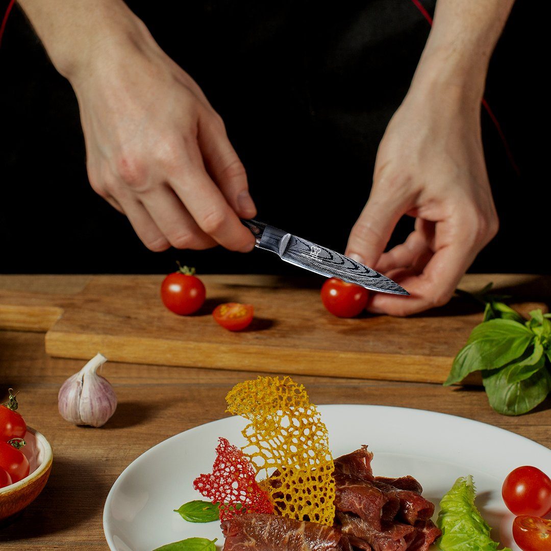 Küchenkompane Gemüsemesser Asiatisches Schälmesser - Messer aus gehärteter Edelstahl.