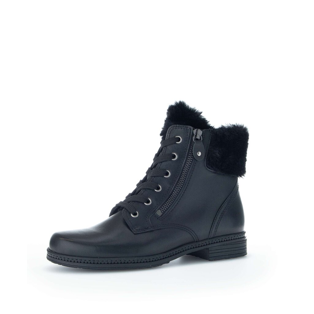Gabor fashion Schnürstiefelette schwarz