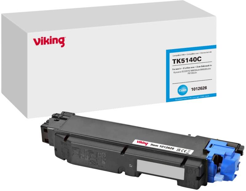 Viking TK5140C Kompatibel Kyocera Tonerkartusche Cyan