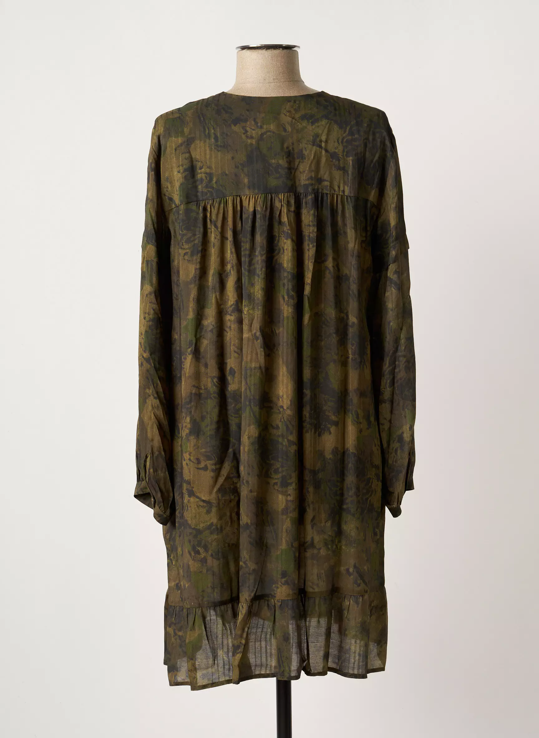 Eva Kayan Robes Mi Longues Femme couleur vert