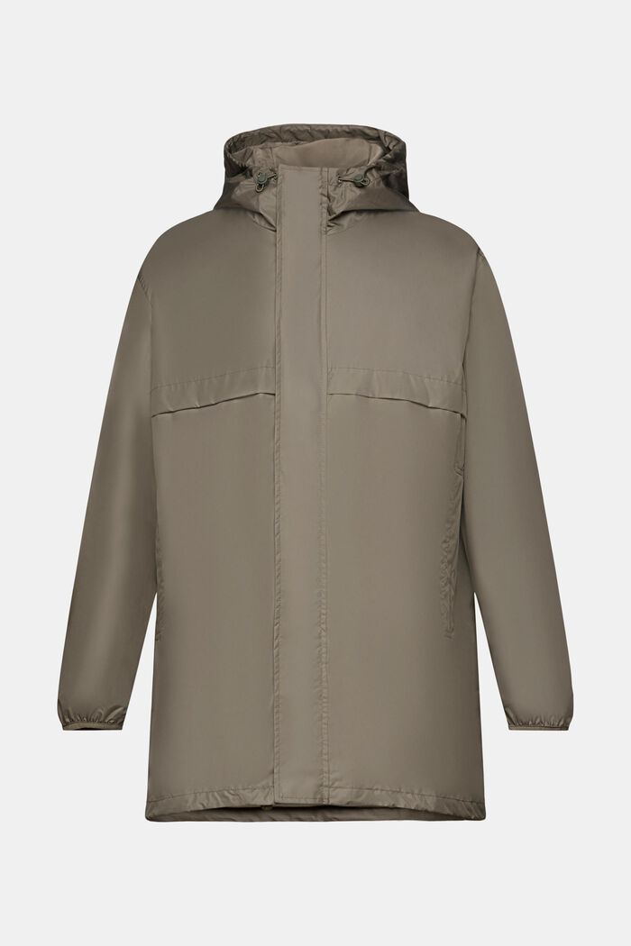 Leichte Regenjacke mit Kapuze