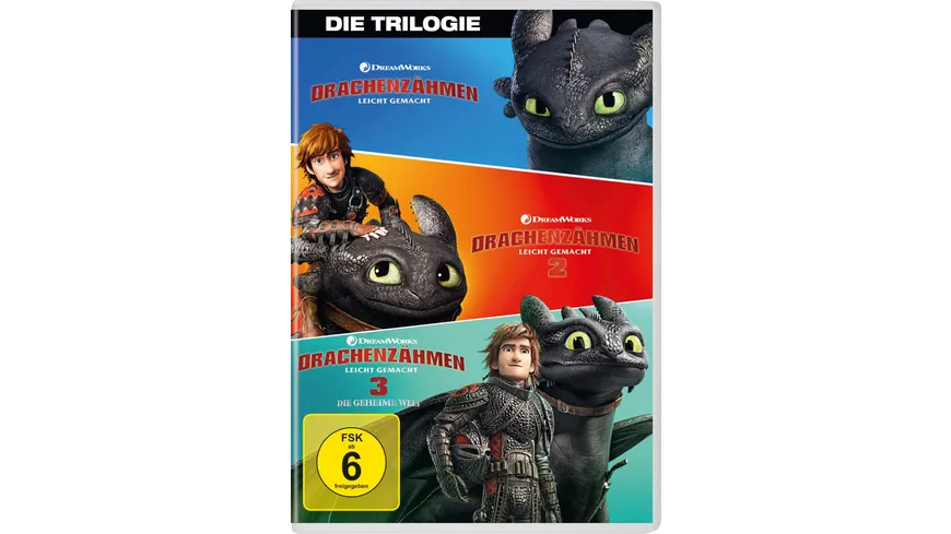 Drachenzähmen leicht gemacht 1 - 3 Movie Collection  [3 DVDs]