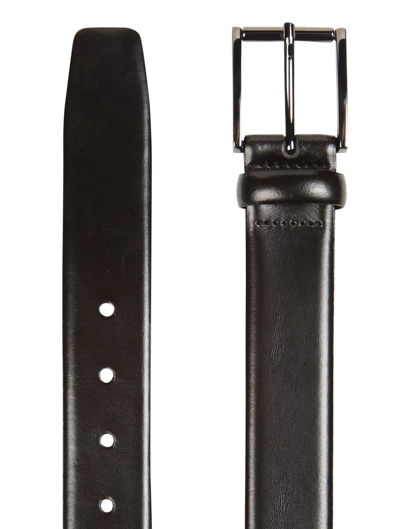 Gürtel mit Dornschließe in schwarz
