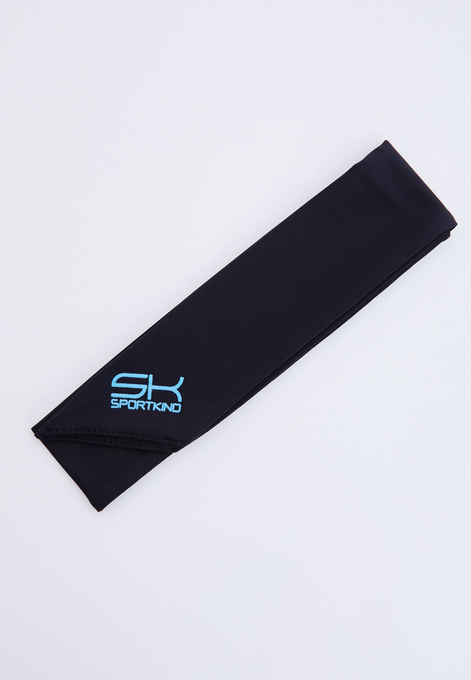 SPORTKIND Schweißband Tennis Stirnband Schweißband, unisex Kinder & Erwachsene, schwarz