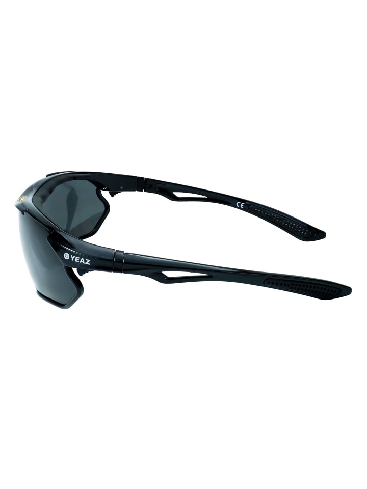 YEAZ SUNRAY Sport-Sonnenbrille schwarz/polarisiert in schwarz günstig kaufen onesize
