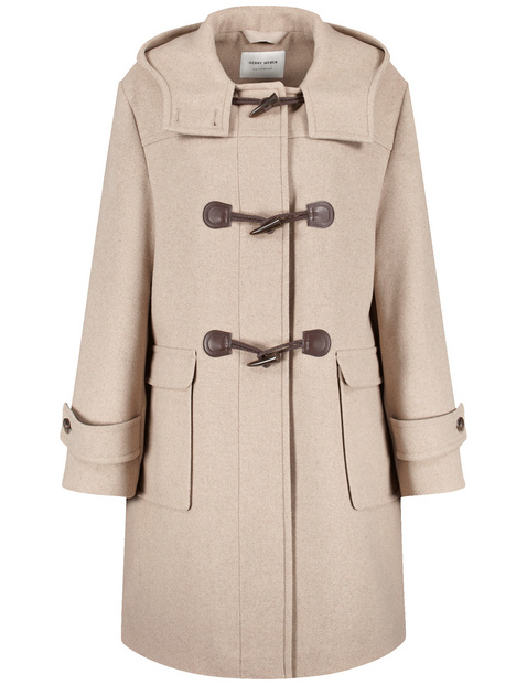 Dufflecoat mit Wollanteil