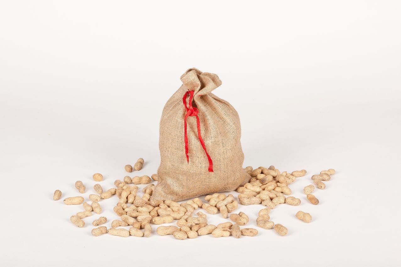 Feliwa 10 x Jutesäckchen 50x24 cm Jutesack Natursack Pflanzschnur
