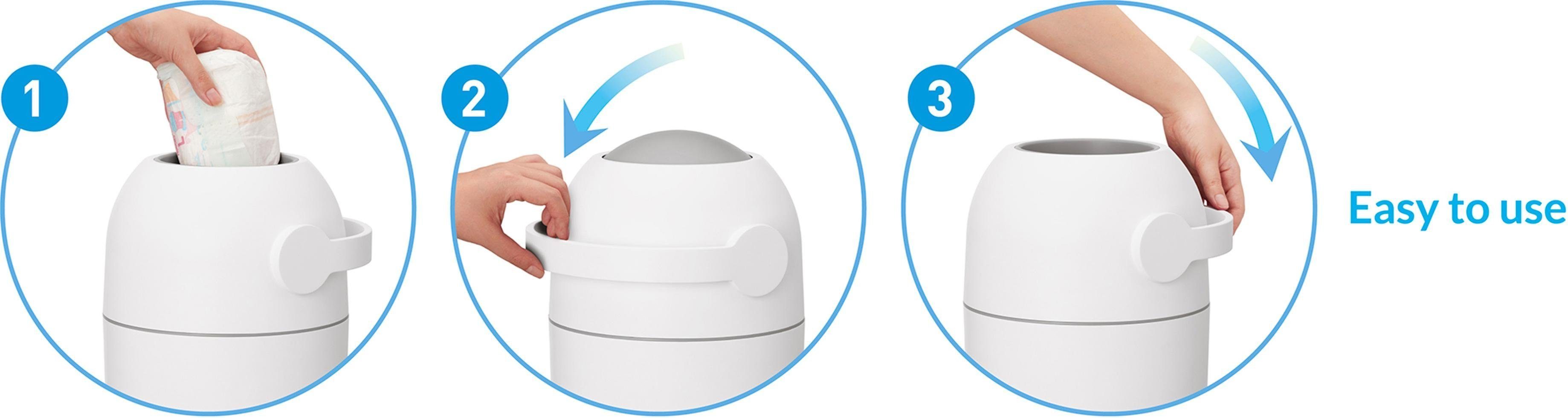 Chicco Windeleimer Odour Off, Weiß