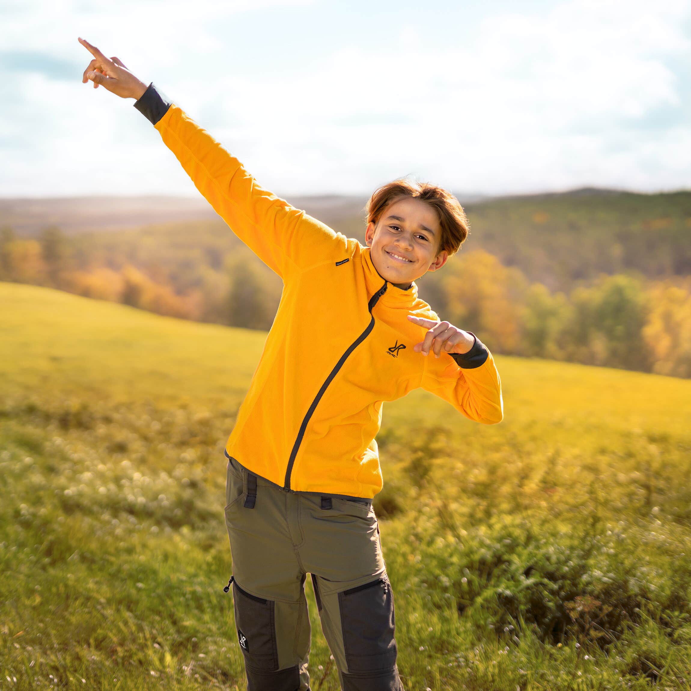 Trekker Fleece Teens Forest Night