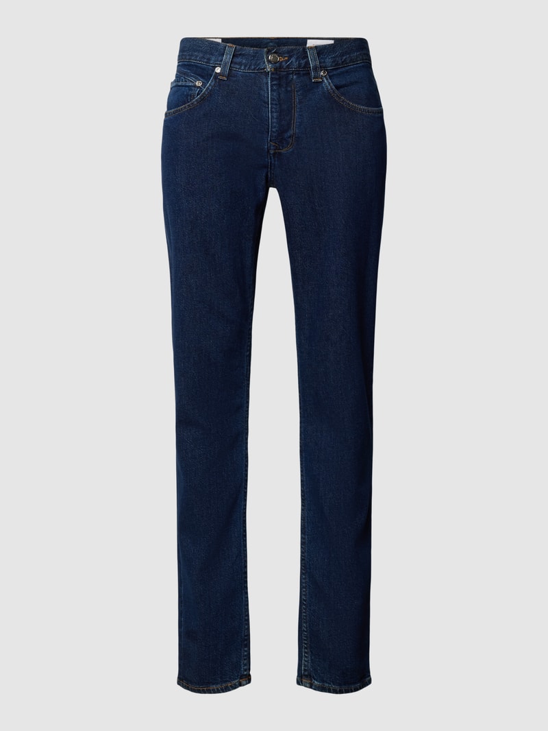 Regular Fit Jeans mit Eingrifftaschen Modell 'Jorden' in dunkelblau