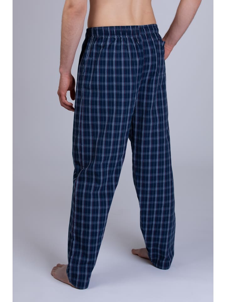 LuukFeel Webhose Schlafhose aus Bio-Baumwolle GOTS zertifiziert in hellblau günstig kaufen