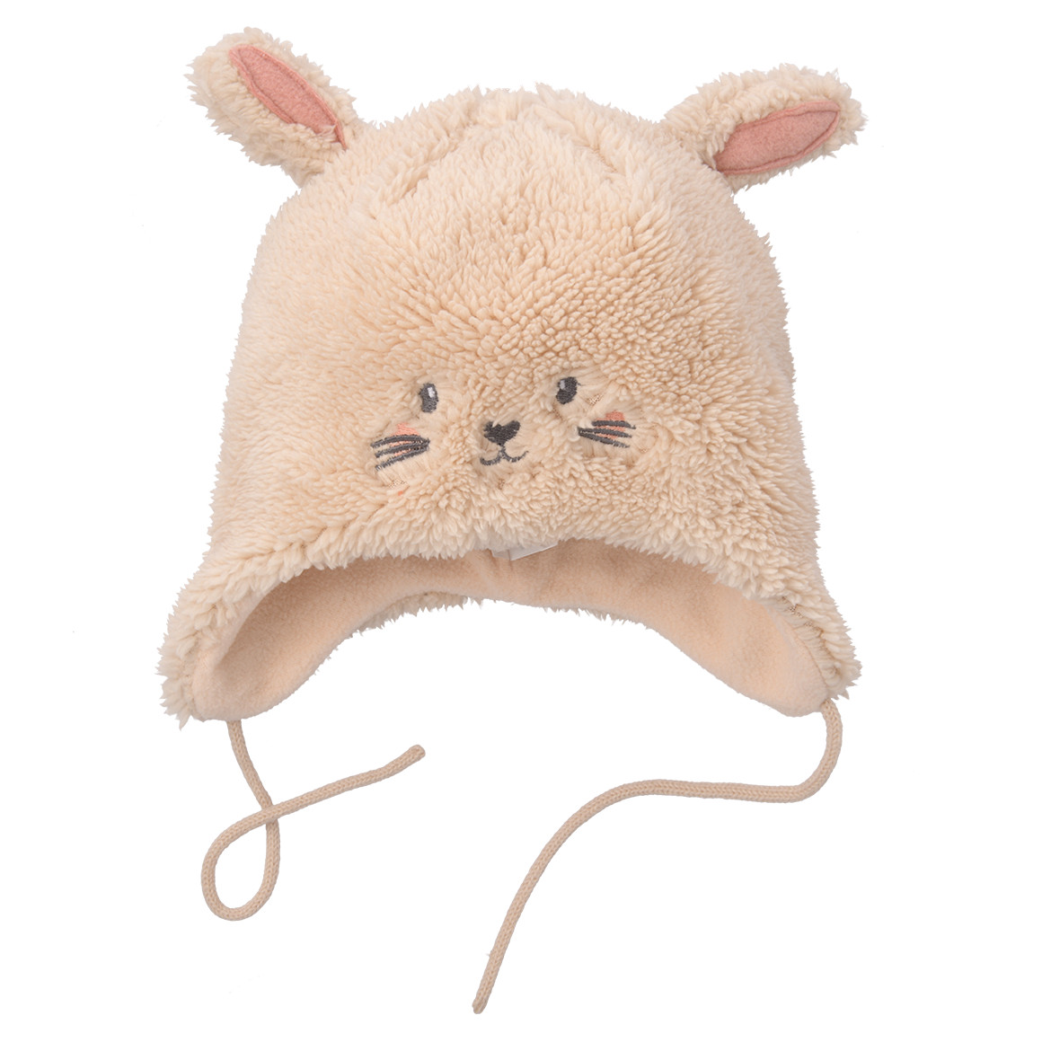 Baby Kuschelmütze aus Plüsch