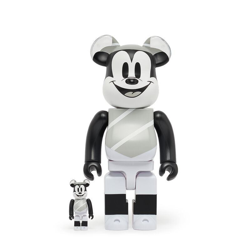Medicom Bearbrick Hat und Poncho Mickey Mouse 100%&400% multicolor