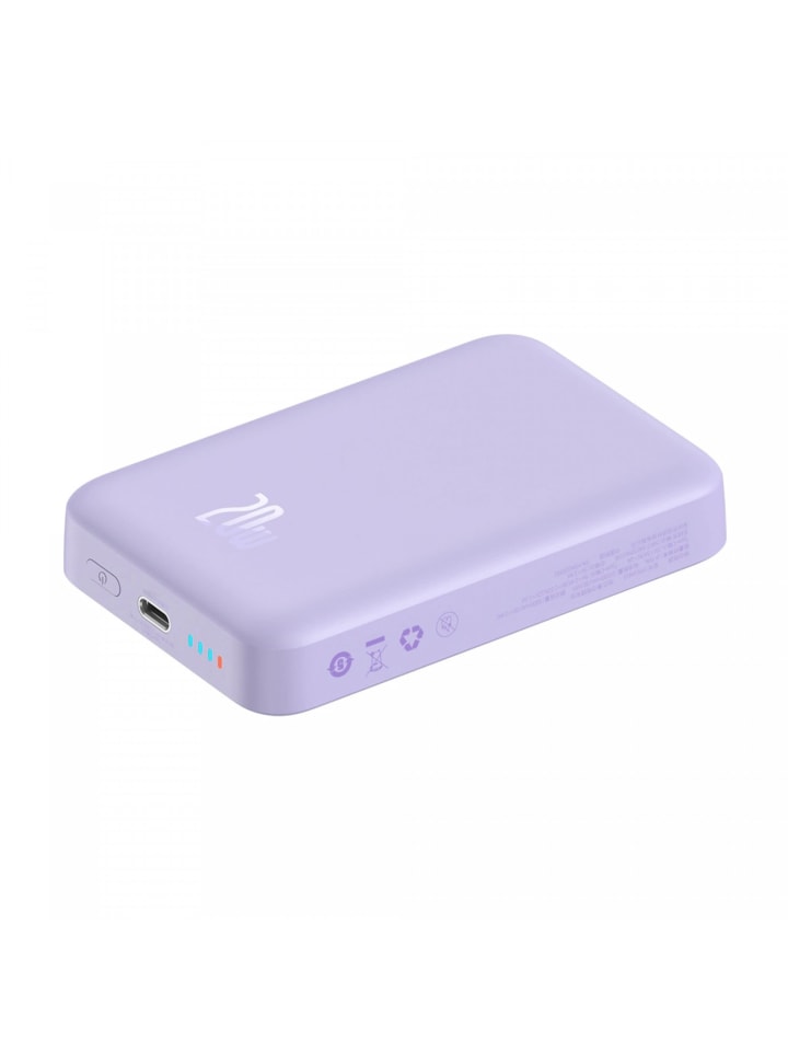 Baseus Magnetische Mini-Induktions-Powerbank 10000 mAh 20W in Lila günstig kaufen onesize