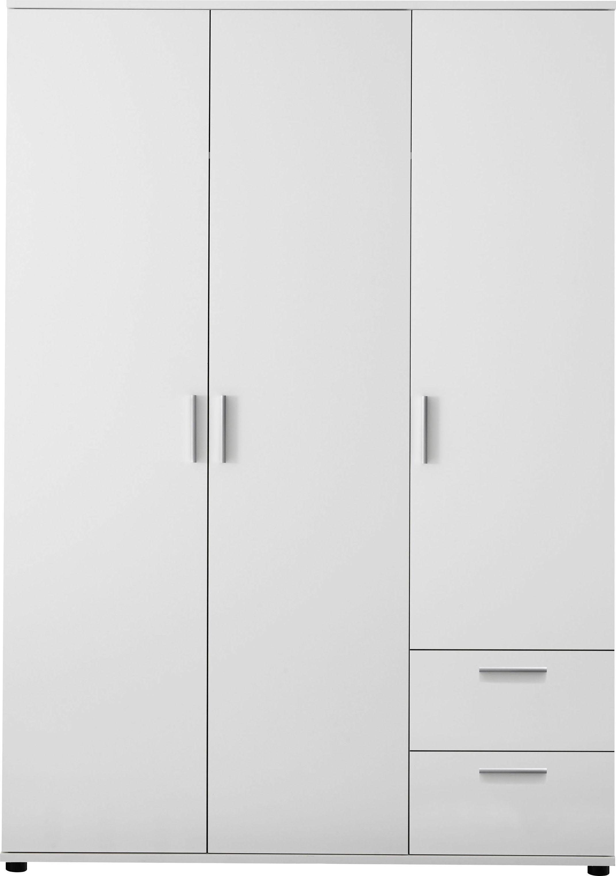 Begabino Babyzimmer-Komplettset Bibo, (Set, 3-St., Bett, Wickelkommode, Schrank), Bett + Wickelkommode + 3-trg. Schrank
