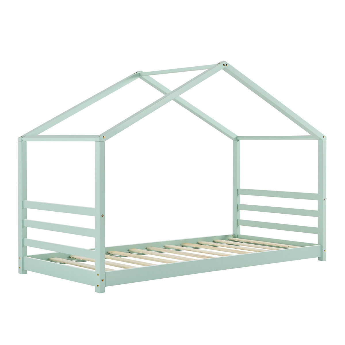 Kinderbett mit Lattenrost Hausbett Bettenhaus Jugendbett Holz in verschiedenen Größen und Farben