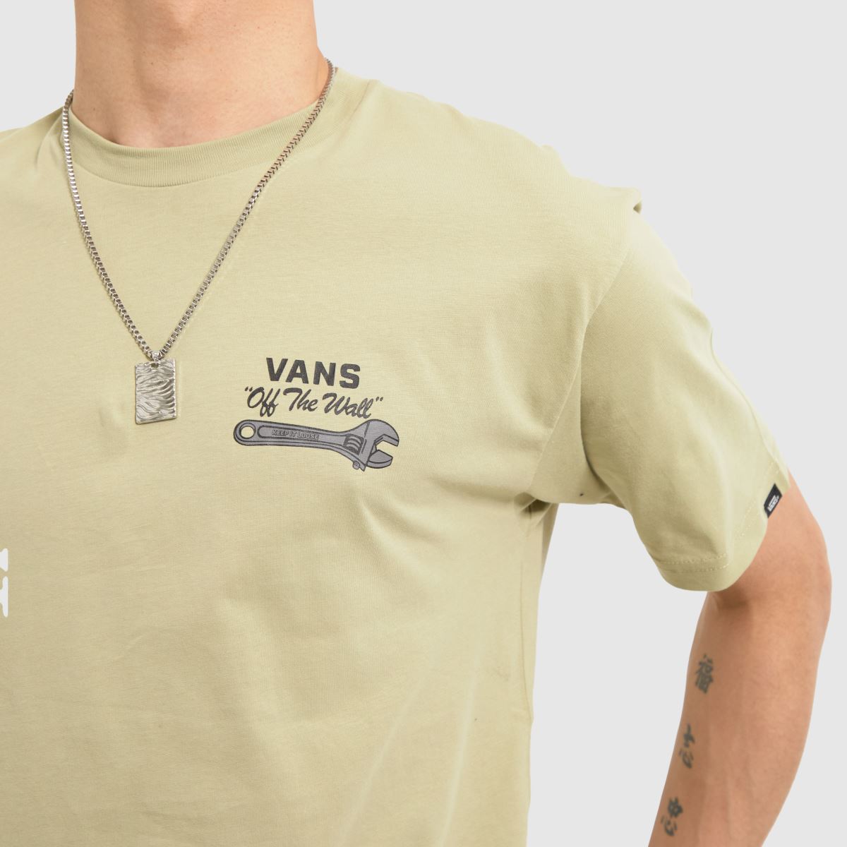 Vans wrenched póló világoszöld színben