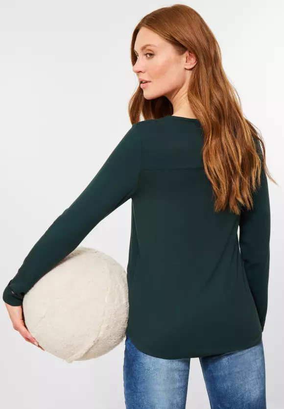 CECIL Bluse im Materialmix
